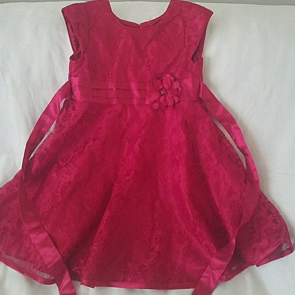 Beautiful red lace dress